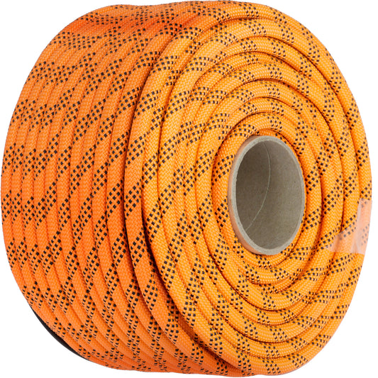 Polyester Rope 7/16in x 200ft, Load and Pulling Rope, 8400lbs Breaking Strength (Not suitable for rocking climbing, mountain climbing, hanging people, etc.)