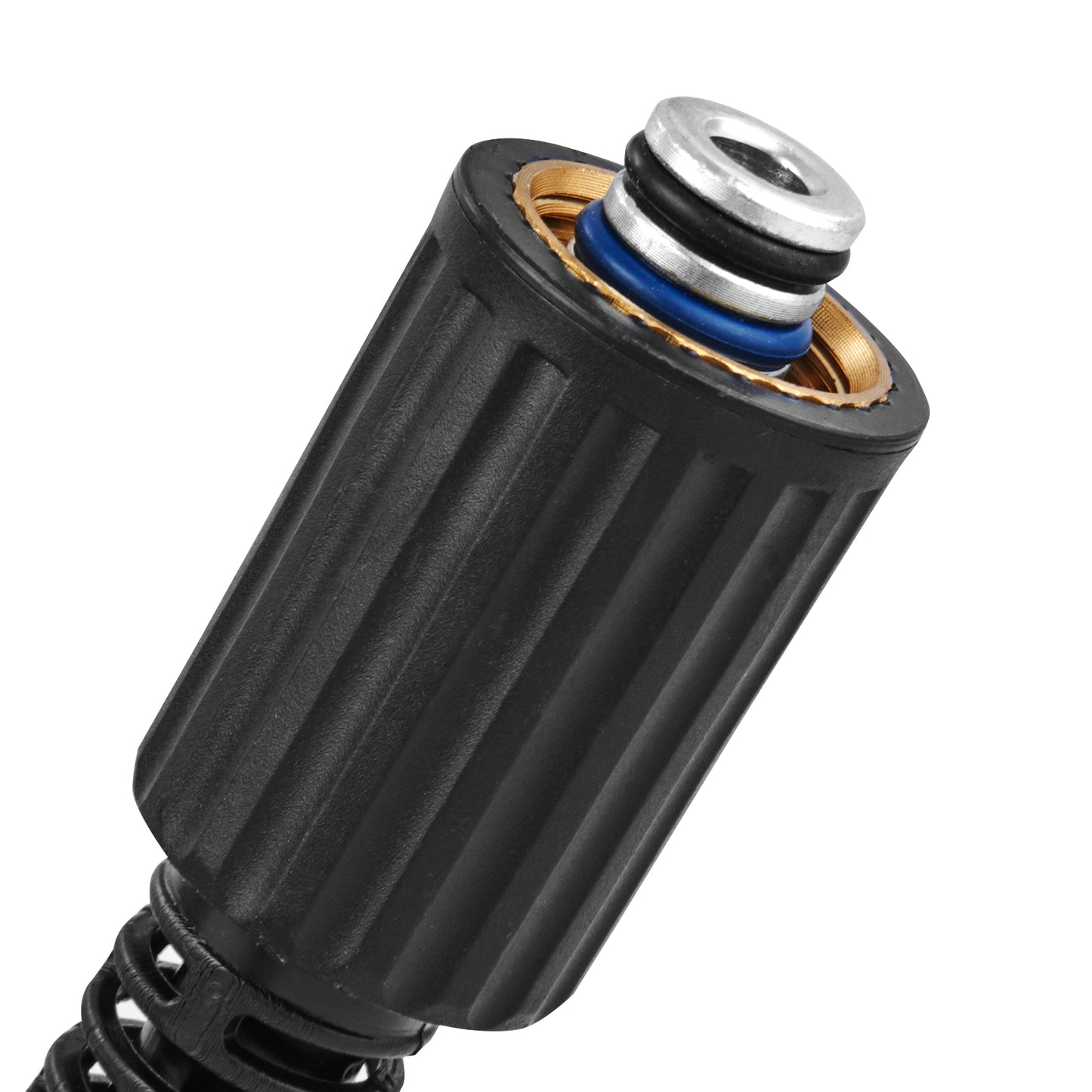 Pressure Washer Hose 100 ft., 4200 PSI Kink-Free PVC Hose with M22 14 mm Brass Thread, Replacement for Most Brands