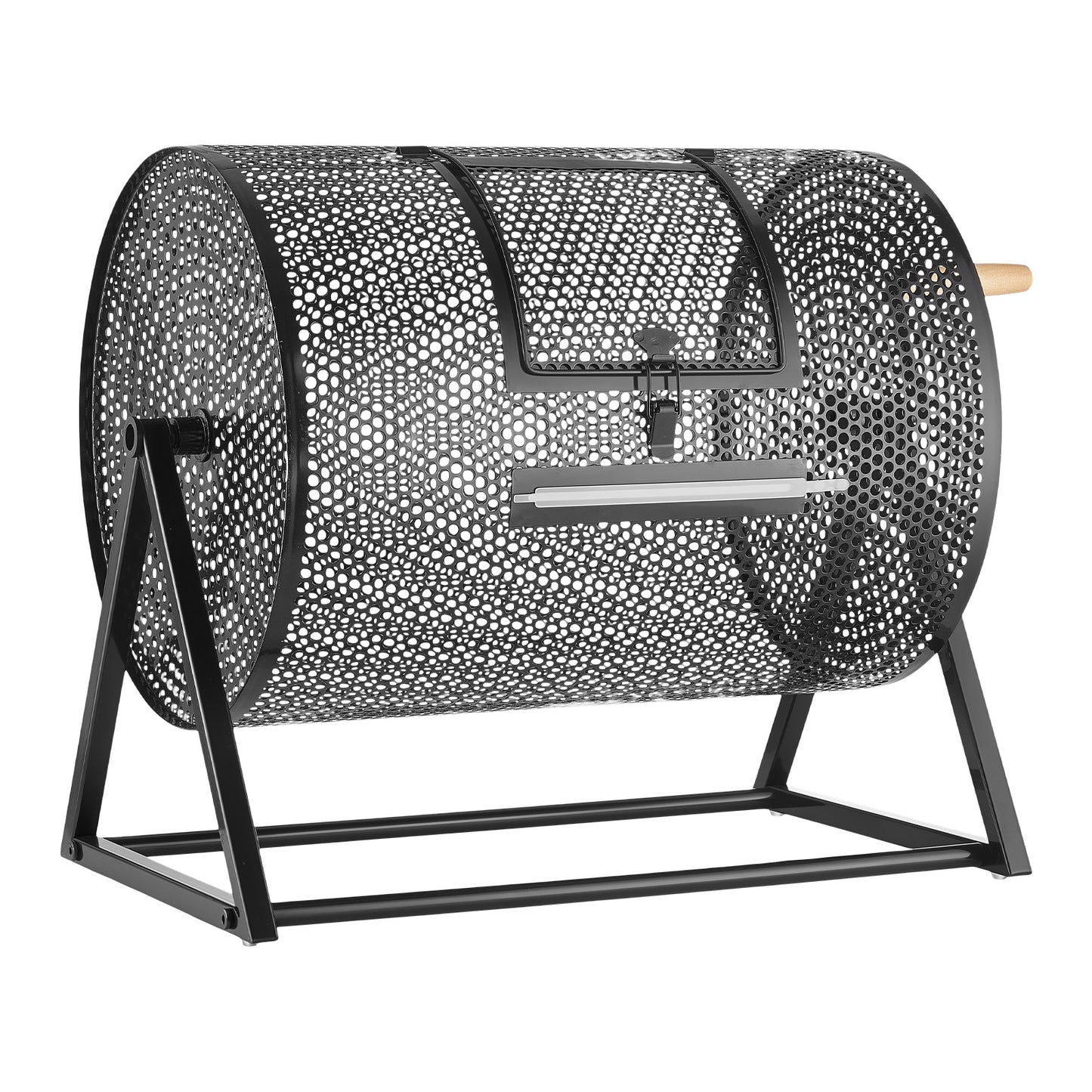 Raffle Ticket Spinner 16.1 x 11.9 in. Black, Lottery Drum for 5000 Tickets or 200 Balls