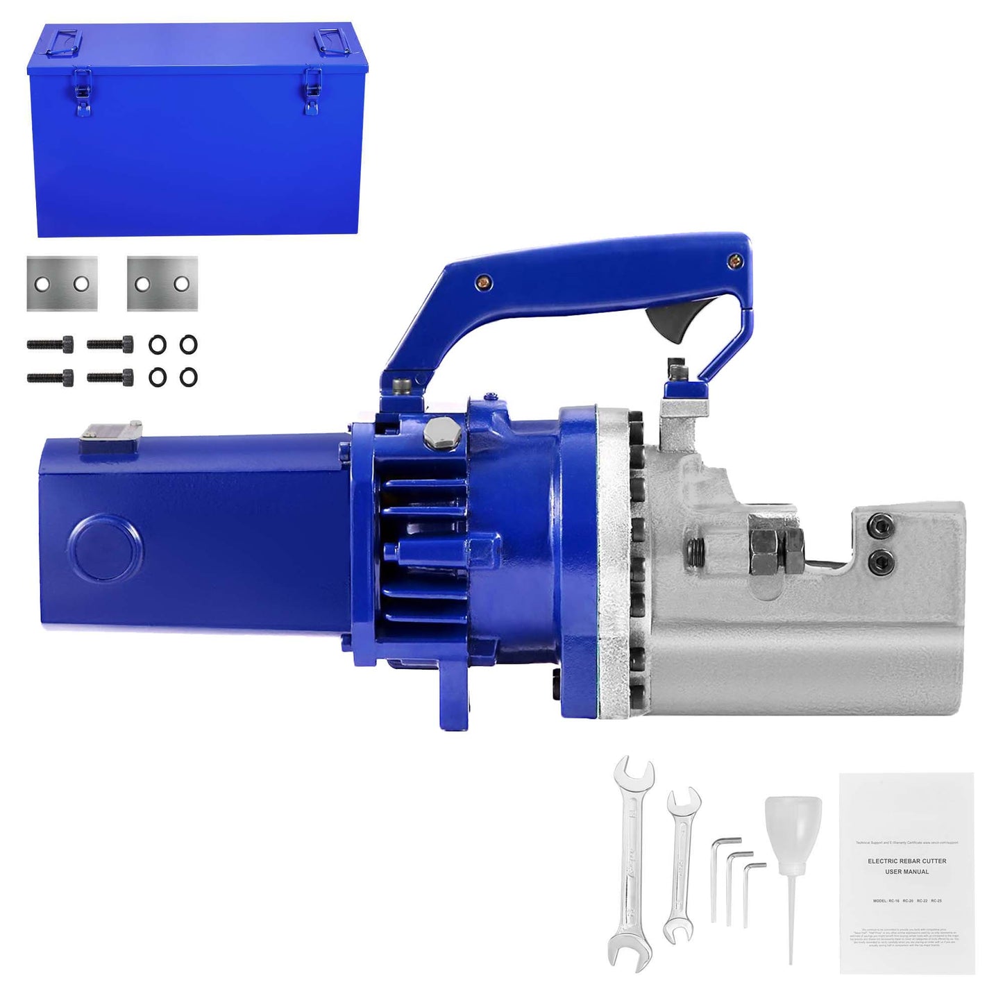 Electric Rebar Cutter, 1700W Portable Electric Hydraulic Rebar Cutter, Cutting up to 1 Inch #8 4-25mm Rebar within 5 Seconds,110V,with Easy to Carry Stainless Box