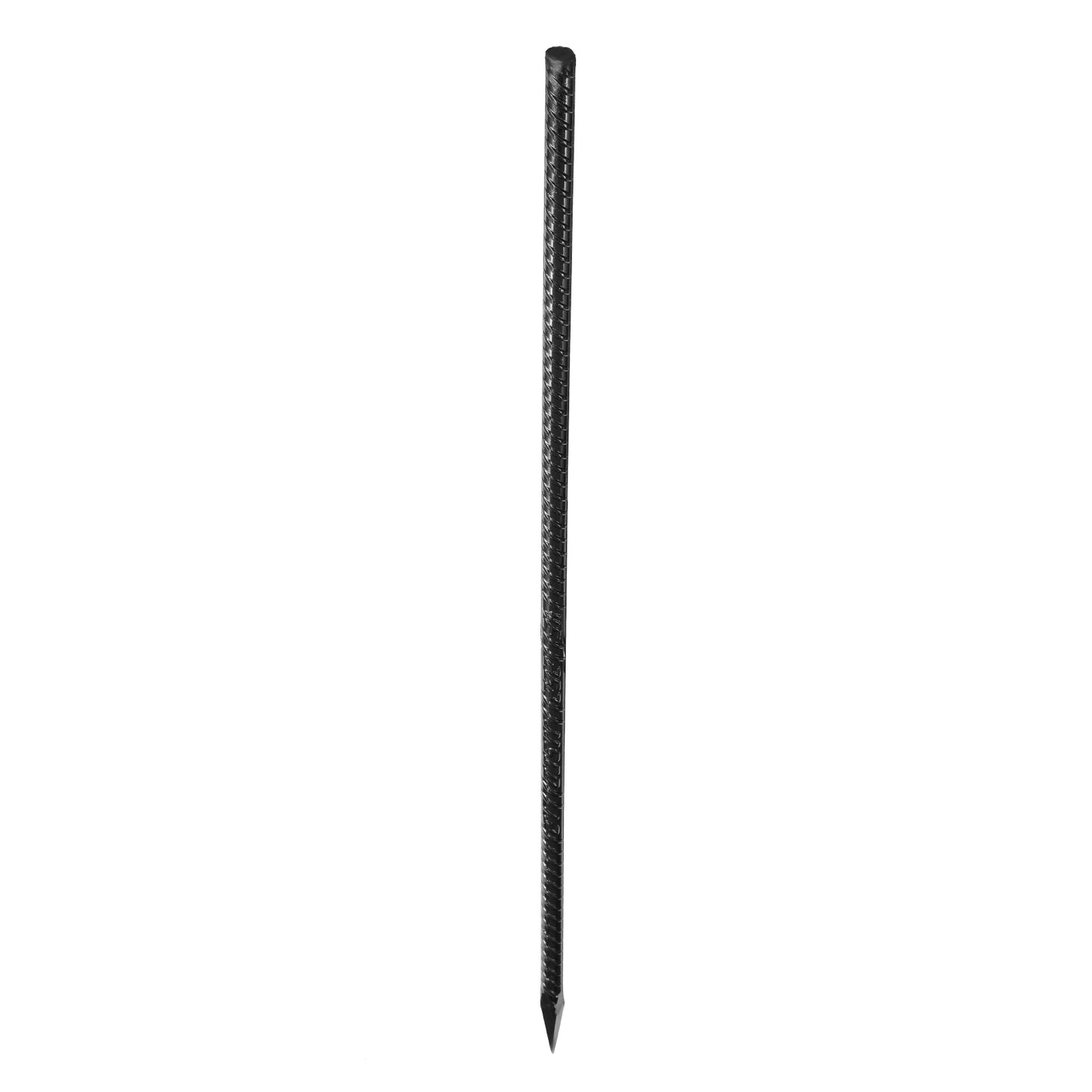 Rebar Stakes, 24-Inch, Heavy-Duty 0.47 in Diameter, Straight Galvanized Steel Ground Anchors with Chisel Point End  Rust-Resistant Coating, for Gardening Support, Fence, Camping Tents (20-Pack)