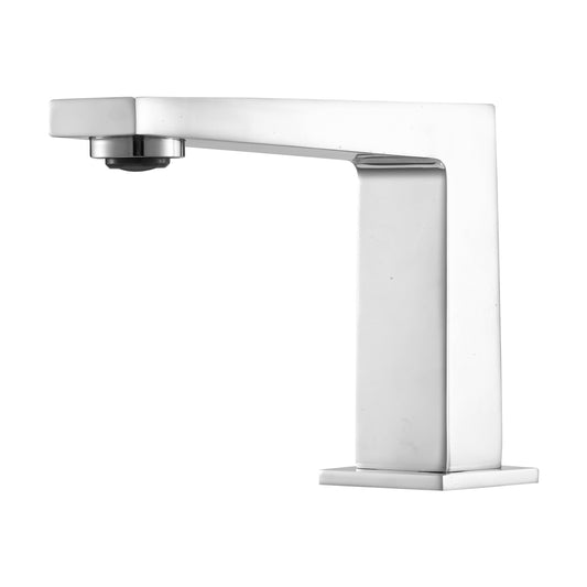 Roman Tub Faucet, 3-Hole Waterfall Bathtub Faucet, 2-Handle Deck Mount Tub Filler, Silver Right-Angle