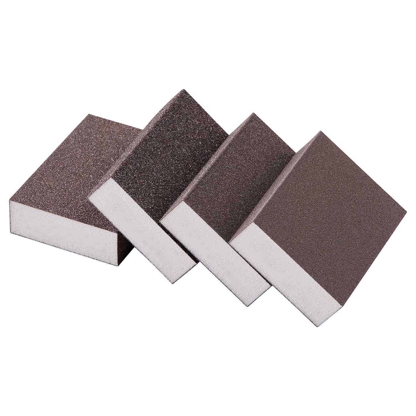 Sanding Sponge, 4 Pcs, 60/80/120/220 Grit Assortment, Washable and Reusable Sanding Blocks for Dry  Wet Use, Coarse to Fine Sandpaper Blocks, for Polishing Drywall Wood Plastic Metal Furniture