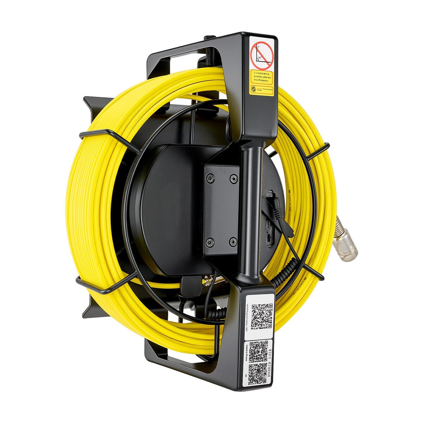 2026 Upgraded Sewer Camera with WiFi, 164ft/50m Drain Pipeline Camera, IP68 Snake Plumbing Cameras with Light - 12 LEDS, Wireless WiFi Connectivity to Phone/Tablet for Sewer Duct Pipe Inspection