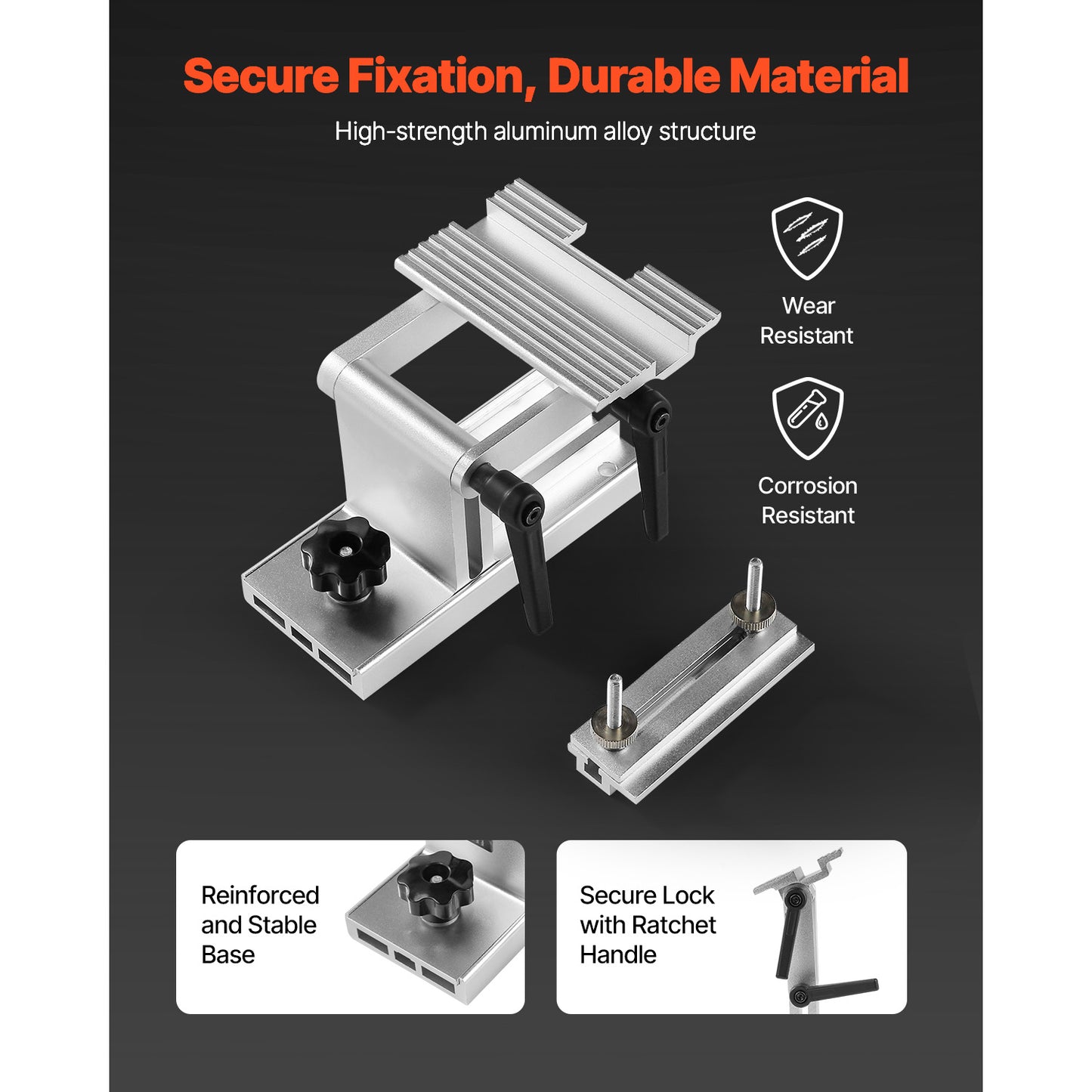 Bench Grinder Tool Rest, Adjustable Jig for 6 in. and 8 in. Grinders, Flat Miter Slide for Chisels up to 2.5 in.
