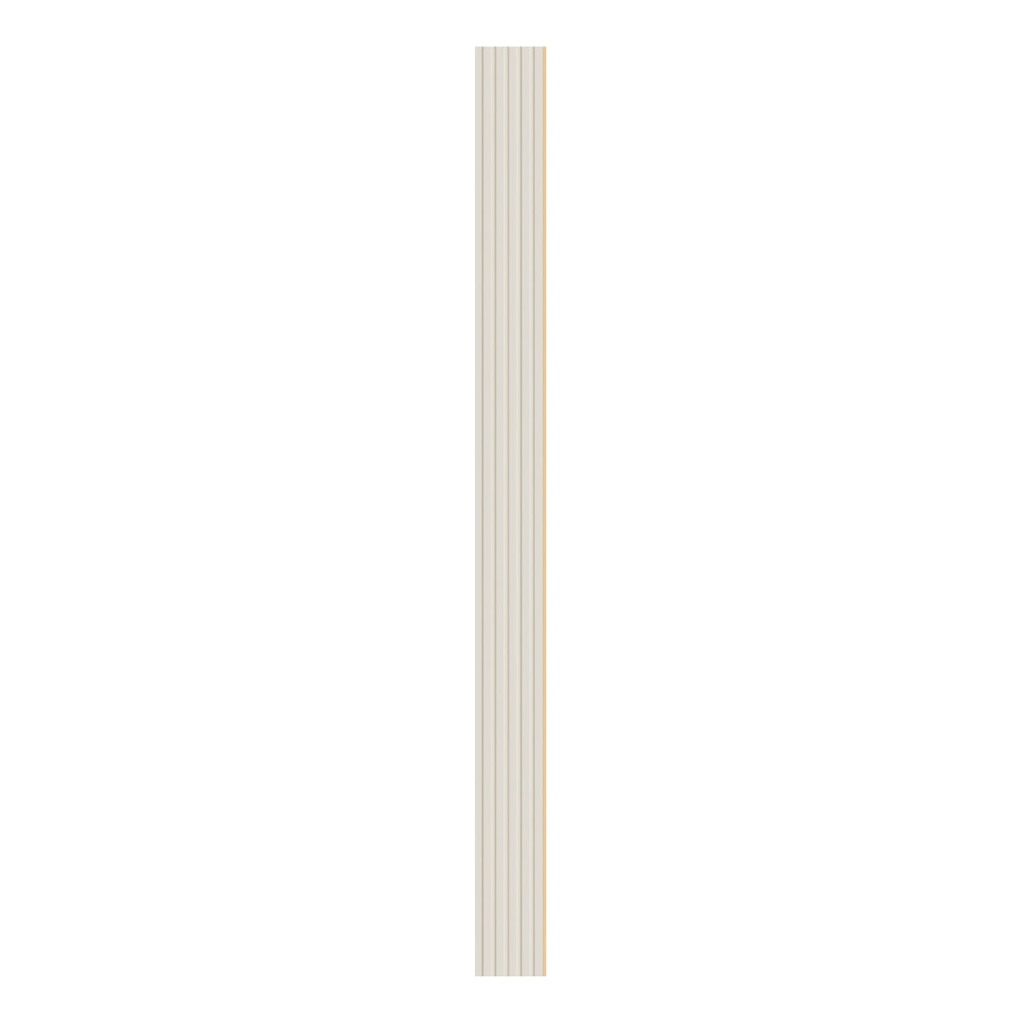 Wood Slat Acoustic Panels 8 PCS 96 x 6 inch for Modern Wall Matte White