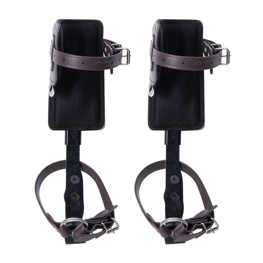 Alloy Steel Tree Climbing Spikes 350 lb. Capacity 13.2 to 17 in. Adjustable Arborist Spurs