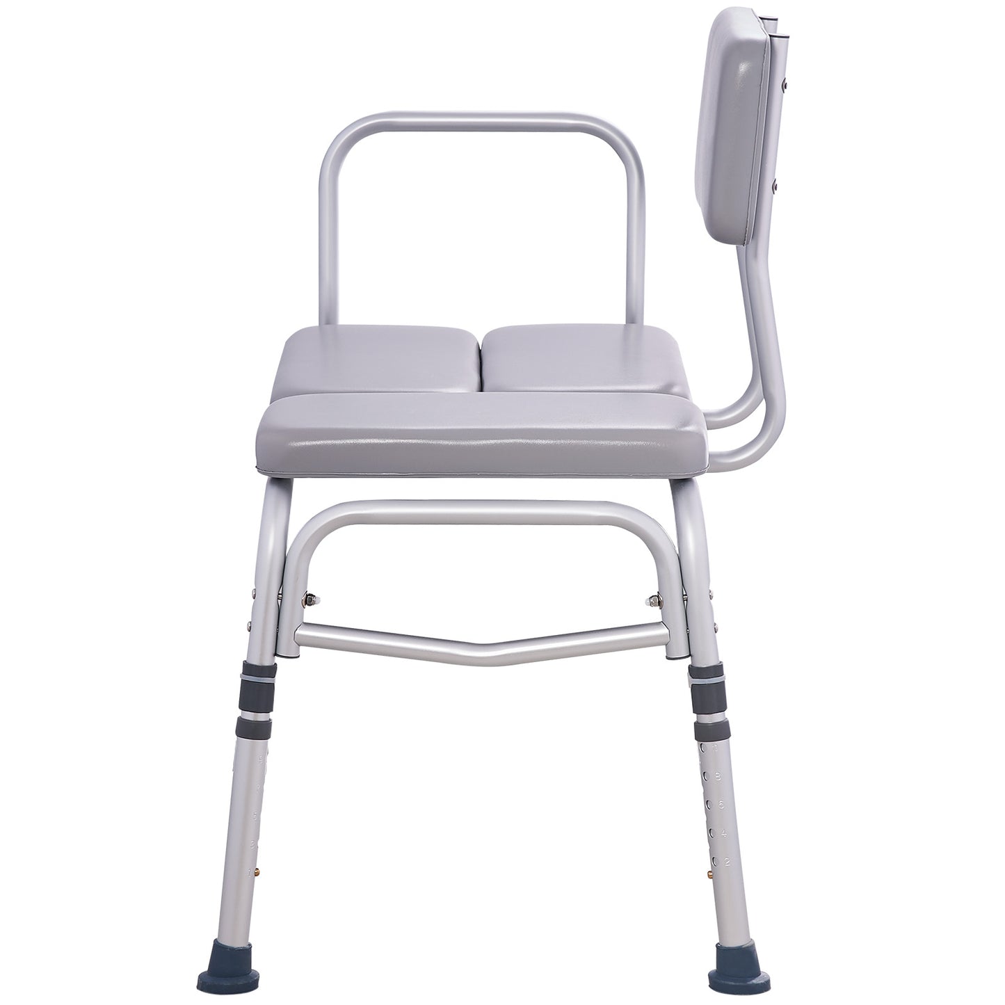 Tub Transfer Bench for Bathtub 500 lb., Padded Shower Bench for Adults with Reversible Backrest and Armrest