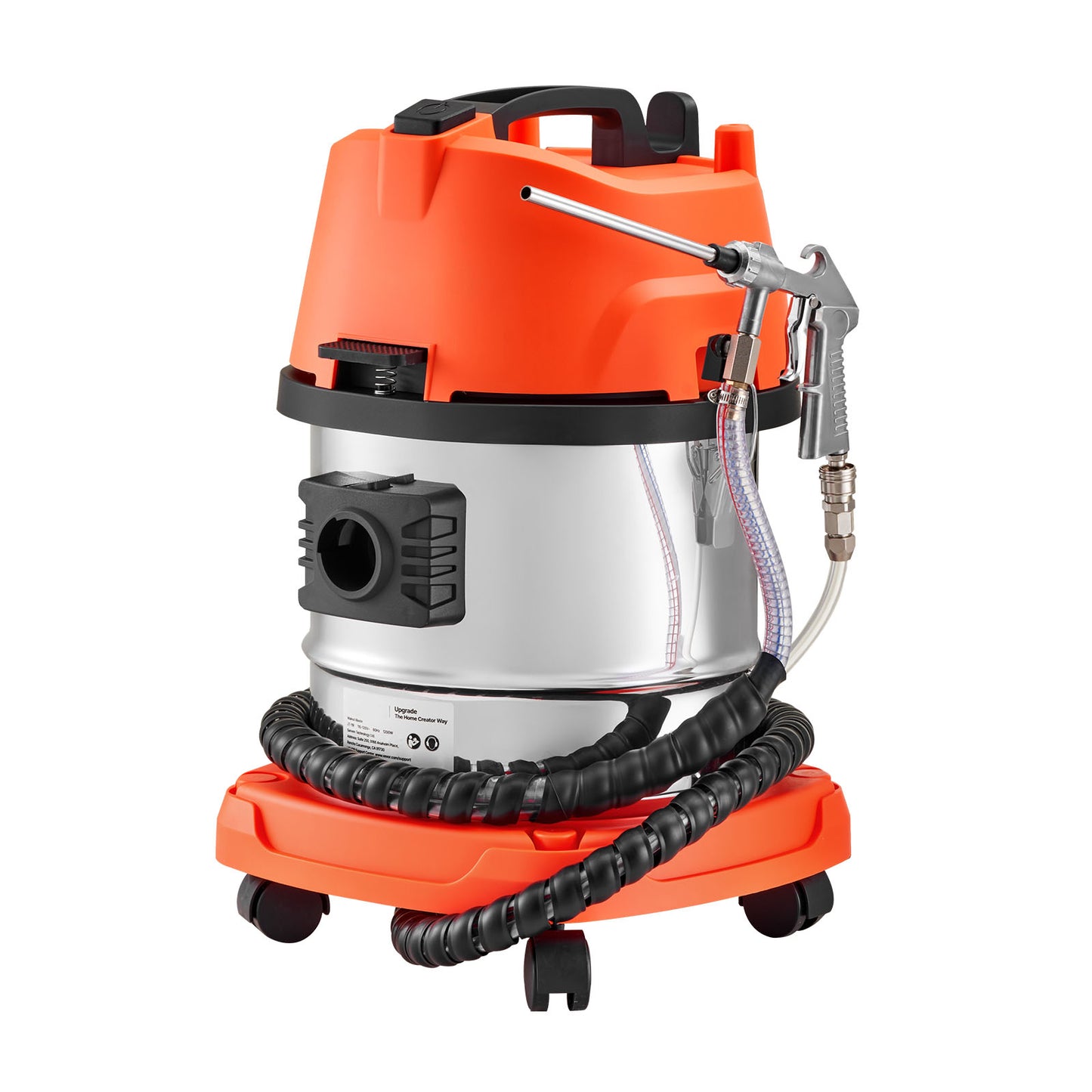 Walnut Blaster Kit for Carbon Cleaning, 1200W Sand Blaster with Built-in Vacuum, Extension Nozzle Sandblaster Gun, and 5.5lbs Walnut Shell for Engine Intake Valve Cleaning - 13L