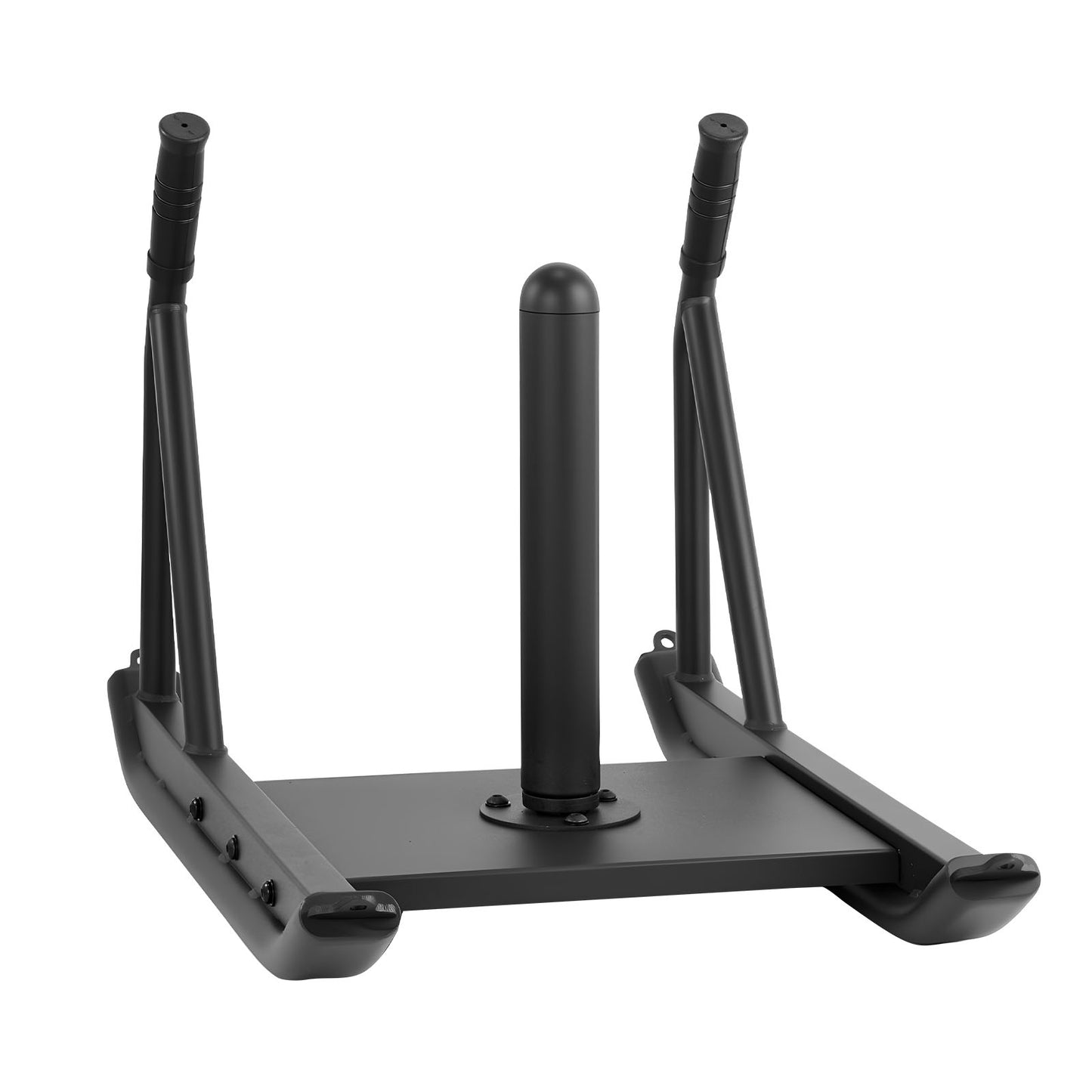 Weight Sled Steel Power Sled Fitness Strength Training Sled with Handle 276 lb. Capacity for 1 in. 2 in. Plates