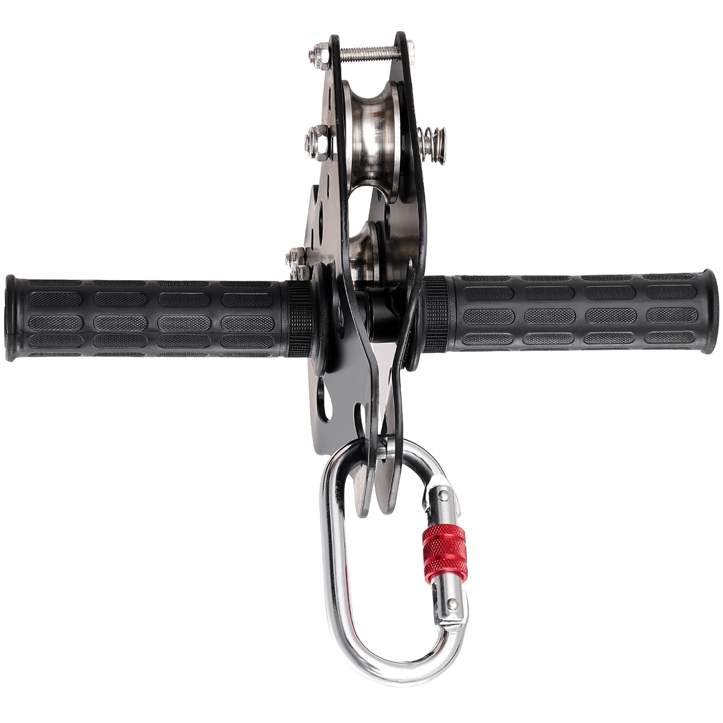 60 ft Zipline Kit for Kids and Adult Up to 500 lb. Backyard Stainless Steel Zip Line Spring Brake Harness Seat